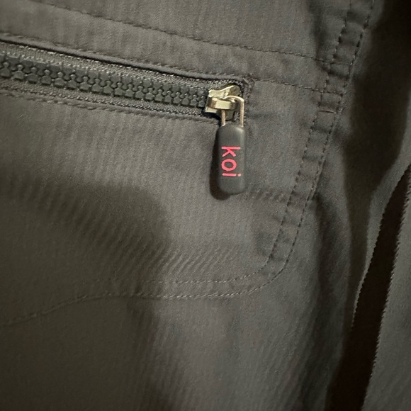 Koi Lite XS Petite Slim Fit Scrub Pants Gray - Picture 5 of 6